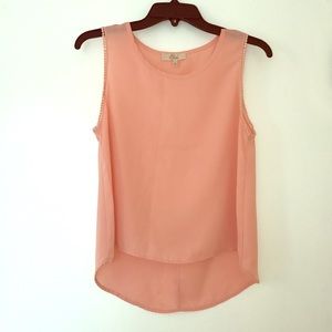 Pale peach tank top